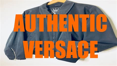 how to tell fake versace jacket|versace authentication check.